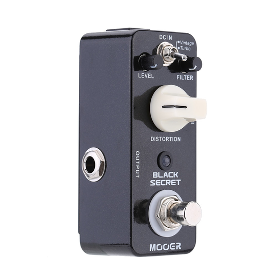 Mooer Black Secret Micro Mini Distortion Gitaar Effect Pedaal True Bypass Gitaar Onderdelen & Accessoires