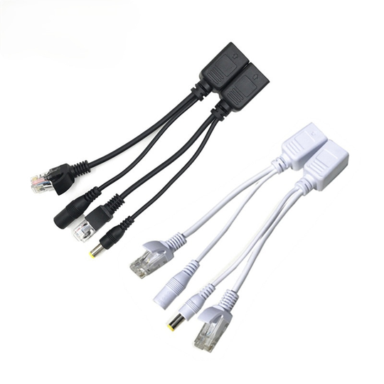 Poe Injector Adapter Kabel RJ45 Splitter Kit Passieve Power Over Ethernet12-48v Synthesizer Separator Combiner Voor Cctv Ip Camera