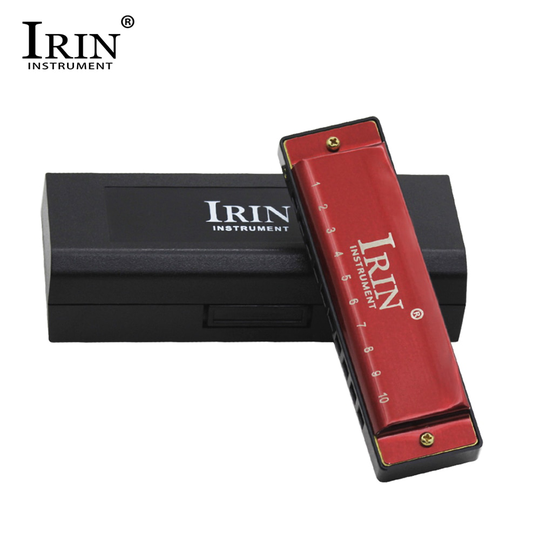 G-30 Mouthorgan 10 Gaten 20 Tones Sleutel Van G Blues Harmonica Met Abs Doos Voor Beginners Muziek Minnaar Kerst Cadeau wind Instrument