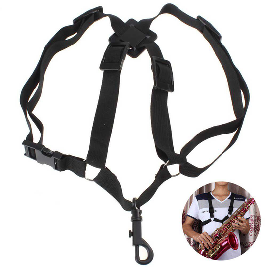 Verstelbare Duurzaam Nylon Universele Saxofoon Sax Harness Schouderriem Riem Voor Alt/Tenor/Sopraansaxofoon Onderdelen Accessoires