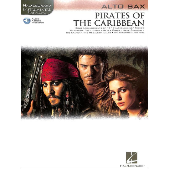 Noten Pirates of caribbean Fluch der Karibik incl. Audio HL 842185 Altsaxophon