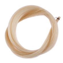 1 Hank Universal Geel + Witte Hengst Paardenhaar Strijkstok Haar Strijkstok Snaarinstrumenten Muziekinstrumenten Viool Accessoires