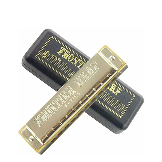 Harmonica Golden 10 Gaten C Sleutel Bruce Mondharmonica Muziekinstrument Diatonische Gaita Blues Jazz band Instrumentos musicais harp