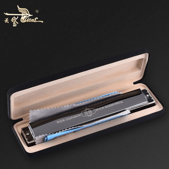 Duitsland Import-Tone Lente Harmonica Volwassen 28 Gat Polyfonie Accent Industrie Zwaan Beginners Beginner C Tune Spelen Niveau