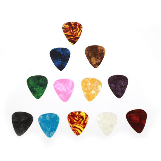 100 Pcs Professionele Plectrums Diverse Kleuren En Patronen Alice Akoestische Elektrische Bas Plectrum Mediator Muziekinstrument