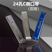 Polyfone Harmonica Tremolo C Sleutel 24 Holes Tremolo Harmonica Mondharmonica Amerikaanse Tone High-End Riet Koper