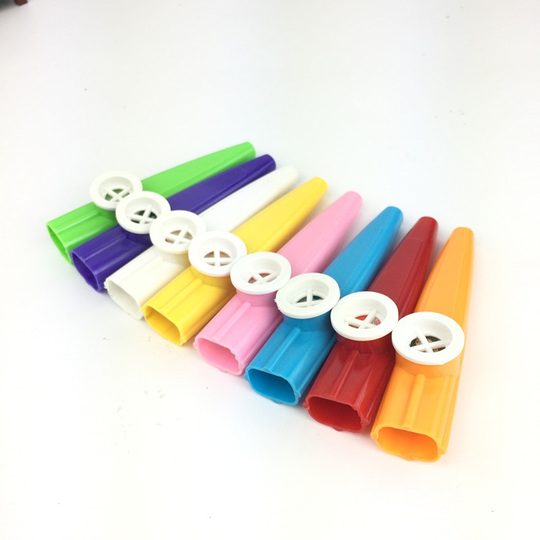 Plastic Papier Film Kazoo Kinderen Begeleiding Eenvoudige Harmonica Mond Houtblazers Kazoo Fluit