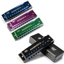 10 Gaten Sleutel Van C Blues Harmonica Kid Beginner Muziekinstrument Educatief Speelgoed Kerst Kinderen Speelgoed