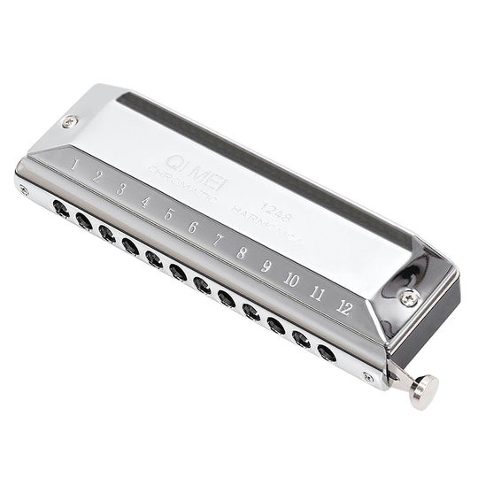 Qimei Professionele Chromatische Harmonica 16 Gat 48 Tone Mond Orgel Instrumenten Sleutel Van C Harmonica Muziekinstrumenten Abs Kam Q
