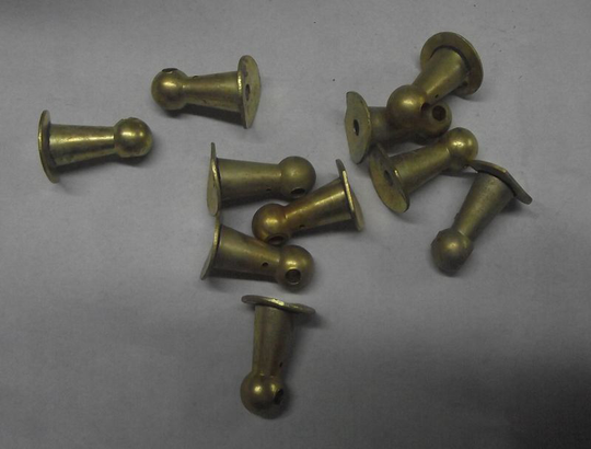 10 stks altsax reparatie onderdelen Messing unpainted