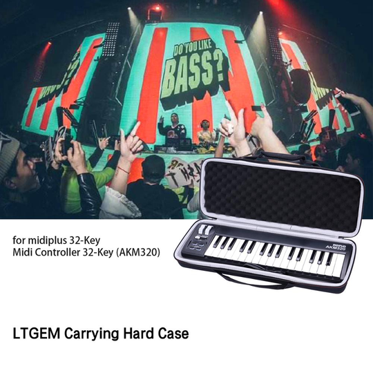 Ltgem Waterdichte Eva Hard Case Voor Midiplus 32-Key Midi Controller 32-Key (AKM320)