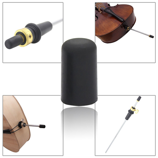 Cello Accessoires Anti-Slip Rubber Pad Voor Cello Staart Post Cello Voet Ondersteuning Lederen Voet Pad Cello Kit