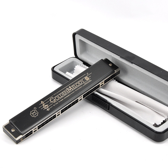 24 Holes Tremolo Harmonica Blues Harp Master Mond Orgel Instrumentos Sleutel C Muziekinstrumenten Reed ABS Kam Kong Sheng KS-2403