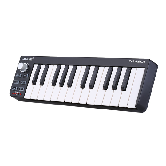 Easykey.25 Draagbare Toetsenbord Mini 25-Key USB MIDI Controller