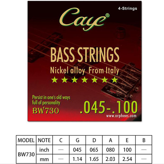 Caye Bw 4/5/6 Elektrische Gitaar Snaren Set Metal Rock Zeshoekige Carbon Staal Elektrische Gitaar String Sets Gitaar Accessoires