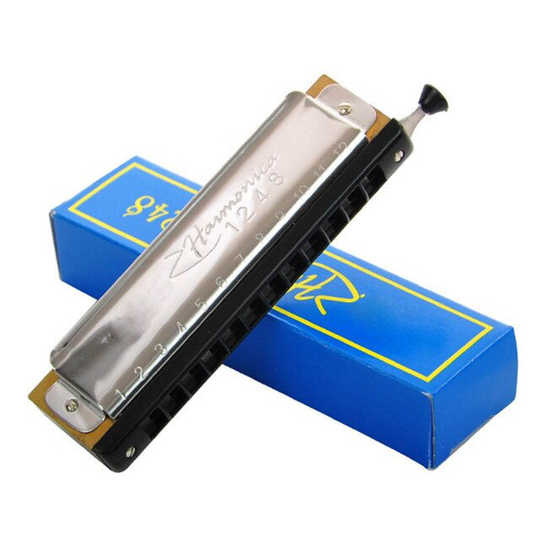 12 Gaten 48 Tones C Key Chromatische Harmonica Voor Beginners Muzikale Instrumenten Liefhebbers
