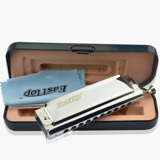 EASTTOP Harmonica 10 Hole/40 Tone Chromatische Professionele Wind Muziekinstrumenten Mond Orgel C Key Kids Adult
