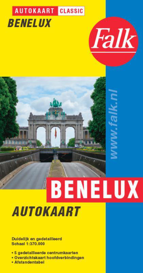 Falk autokaart Benelux classic - (ISBN: 9789028703452)