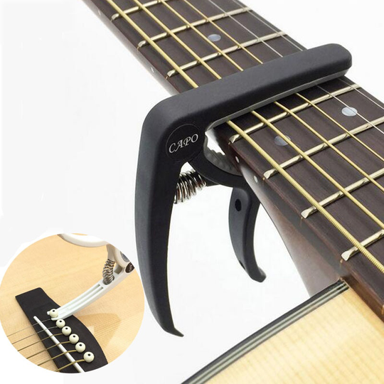 Plastic Gitaar Capo Voor Akoestische Gitaren Klassieke Gitaar Capo Ukulele Capo Met Bridge Pin Puller