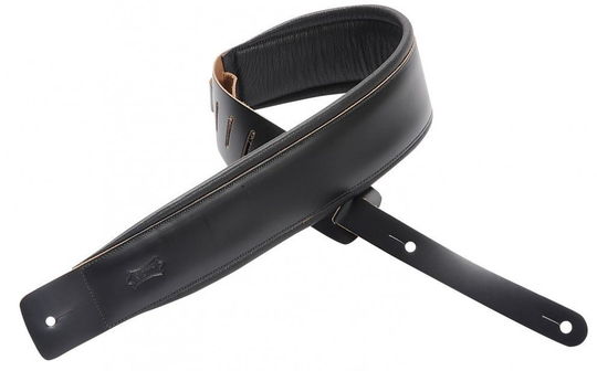Levys DM1PD Ledergurte für Gitarren Schwarz