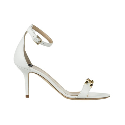 Sandalen met hoge hakken Elisabetta Franchi , Wit , Dames