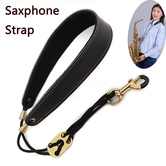 Sax Band Altsaxofoon Althorn Ewi Verstelbare Hals Riem Lederen Riemen Saxphone Opknoping Bandjes Muziek Instrument Accessoires