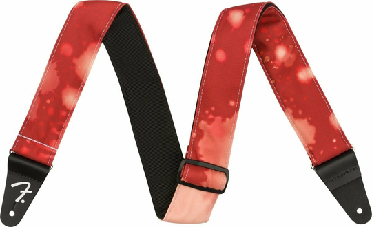Fender Tie Dye Acid Wash Strap Red
