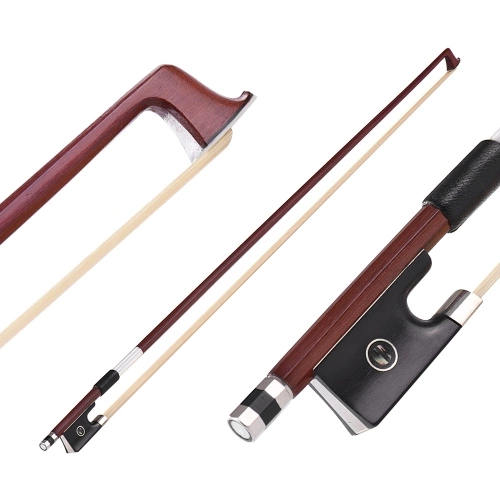 ammoon Concert Level 4/4 Violine Geigenbogen Gut ausbalancierter IPE Holzstock Ebenholz Rosshaar
