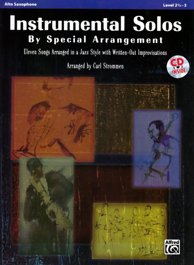 Noten Altsaxophon INSTRUMENTAL SOLOS BY SPECIAL ARRANGEMENT incl.CD Alfred 32848