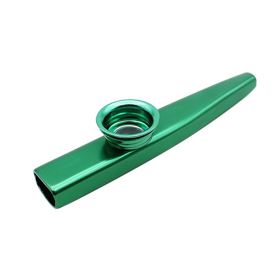 1Pc Metalen Kazoo Met 6 Kazoo Fluit Membraan Mond Fluit Harmonica Voor Beginners Kids Adult Party Muziekinstrument
