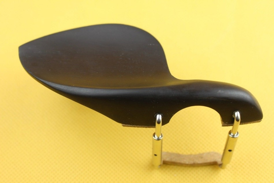5 stks Natuurlijke Ebbenhout 4/4 Viool Chin rest + Zilver Schroef, viool deel accessoires