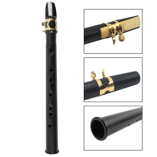 Sax Mondstuk Muziekinstrument 8-Hole Draagbare Tenor Zwart Voor Saxofoon Saxofoon Onderdelen Mini Nuttig 1Pcs