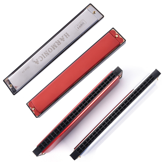 IRIN 24 Gat Van C Spelen Harmonica Tremolo Harmonica Mondharmonica Dubbele Rij Blues Jazz Rock Folk Musical Beginner instrument