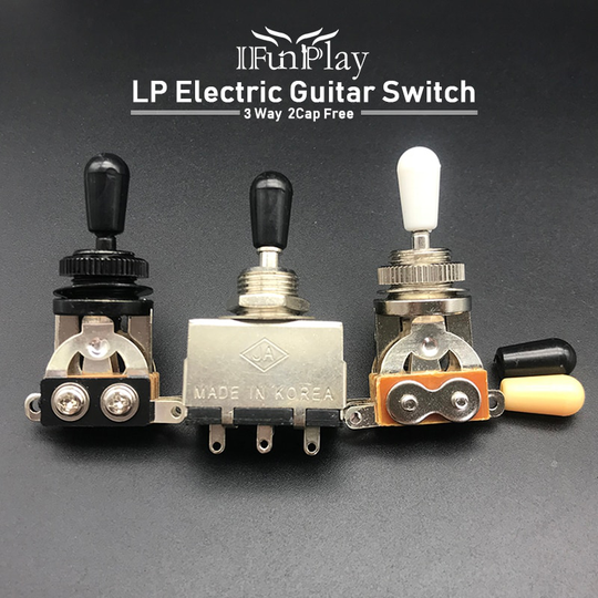 3 Way Toggle Schakelaar Voor Lp Sg Elektrische Gitaar Metalen 3 Manier Controle Elektrische Guitarra Schakelaar Met 2 Stuks Schakelaar tip Gratis