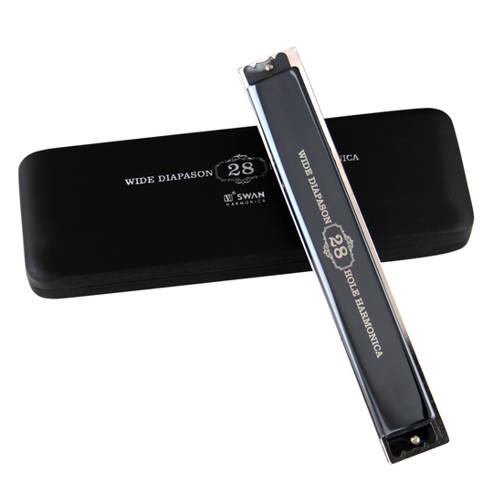 High-End Harmonica Swan 28 Hole Harmonica Polyfonie Accent C Volwassen Studenten Beginners Professionele Performce Harmonica