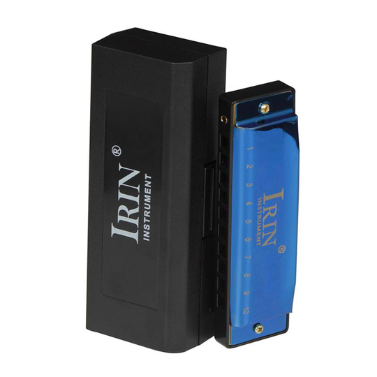 Blues Harp 10 Gaten 20 Tone Harmonica Verpakt Met Een Plastic Doos Spelen Instrumenten Kleine Instrumenten (Met Reiniging Handdoek)