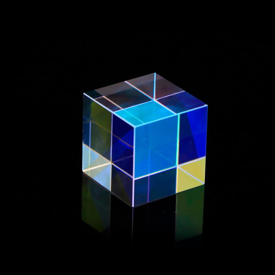 12.7*12.7Mmcolor Synthese Beam Splitter Cross Dichroic Cube Rgb Prism Optical Glass Driehoekig Prisma Leert Spectrum Natuurkunde