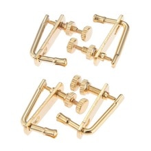 4 Stuks Viool Fijnstemmer Richter Koper Plating Schroeven Voor 4/4 Viool