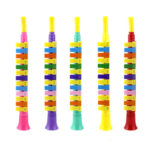 10per/Lot Multicolor Lichtgewicht 13 Keys Opmerking Melodica Wind Piano Mond Orgel Plastic