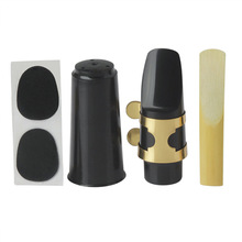 5 Pcs Sopraansaxofoon Supply Cap Metalen Gesp Reed Mondstuk Patches Pads Kussens Mini Sax Muziekinstrumenten Professionele