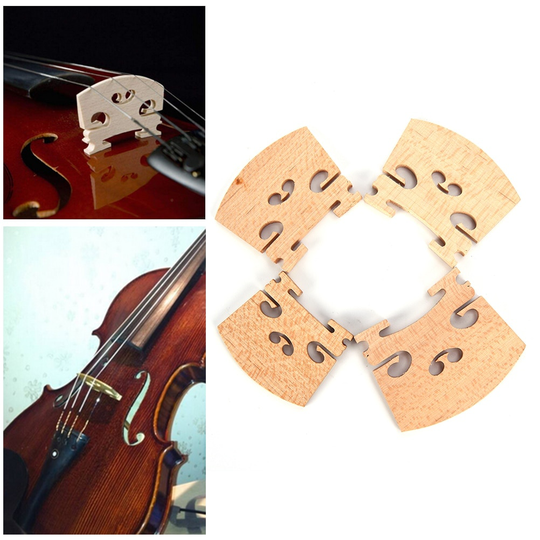 Muziek Instrument Viool Fiddle Bridge Houten Montage 1pc Viool Brug 1/4 1/2 3/4 4/4