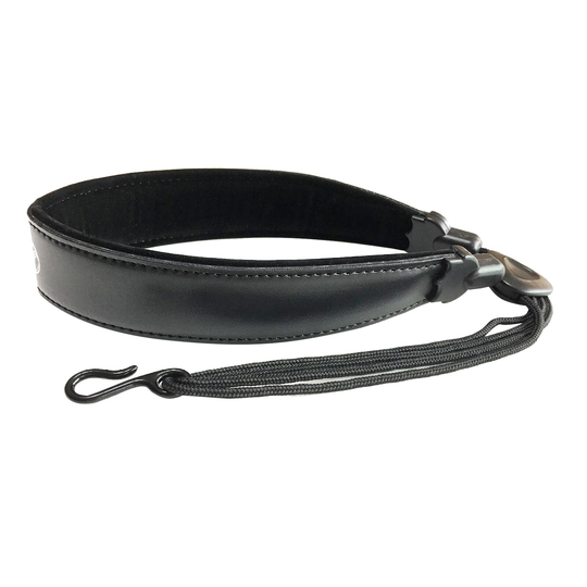 Universele Zachte Lederen Saxofoon Sax Neck Strap Padded Plastic Haak Saxofoon Onderdelen Accessoires