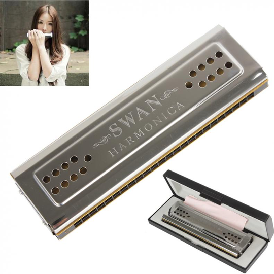 Harmonica Professionele 24 Gaten Sleutel Van C & G Double Side Tremolo Harmonica