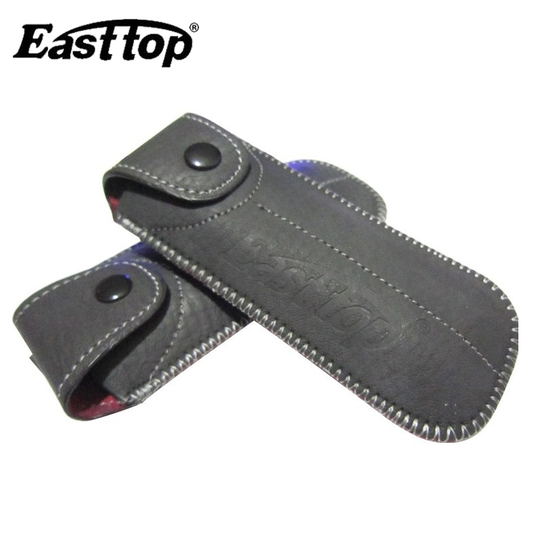 2 STKS/PARTIJ EASTTOP Blues Harp Zak 10 Hole Blues Harmonica Lederen holster/Zak Harmonica Zakken instrument zakken Mini handig
