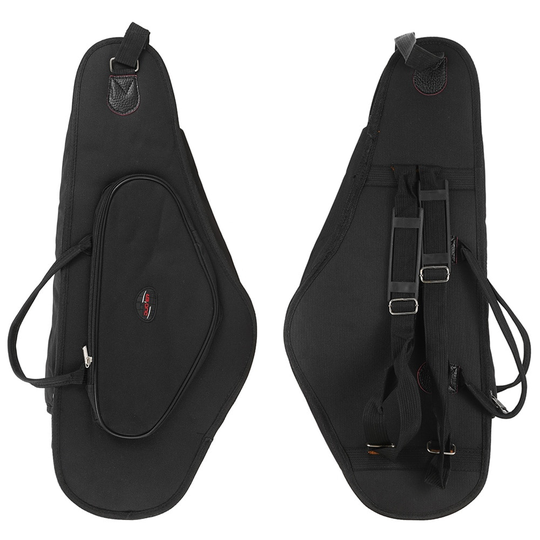 600D Thicken Gewatteerde Waterbestendig Altsaxofoon Sax Bag Case 15Mm Foam Dubbele Rits Met Verstelbare Schouderband pocket
