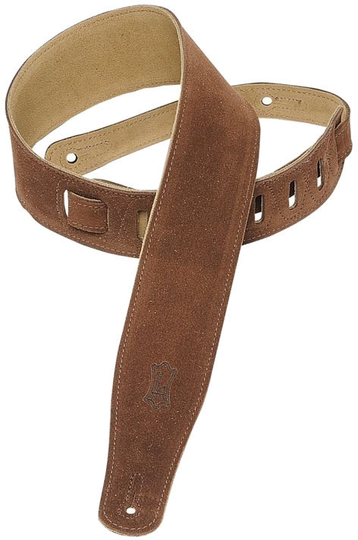 Levys MS26 Ledergurte für Gitarren Braun