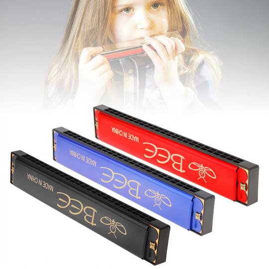 Professionele Mini 24 Holes Tremolo Harmonica Tone Keyc Harp Mondharmonica Muziekinstrumenten
