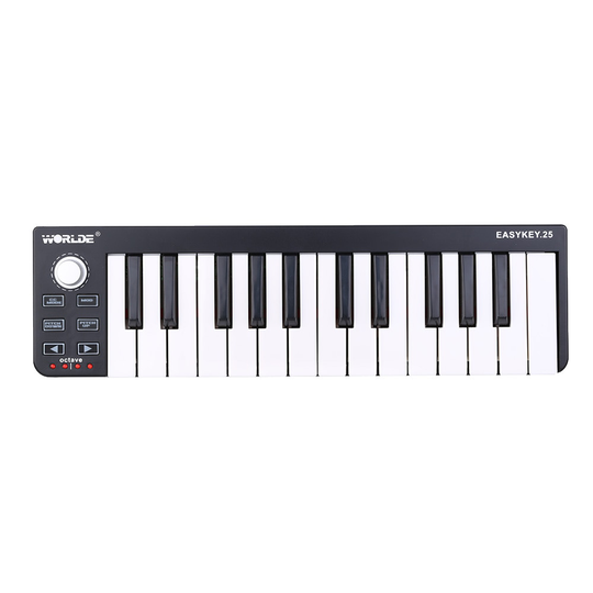 Wereldje Easykey.25 Draagbare Toetsenbord Mini 25-Key Usb Midi Controller Rijden Gratis En -Plug Ondersteund