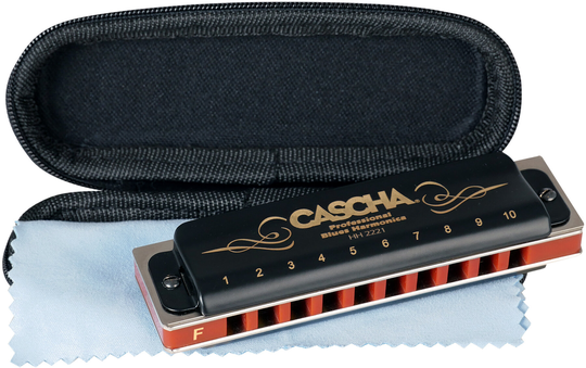 Cascha HH 2221 Professional Blues F Diatonisch Mundharmonika