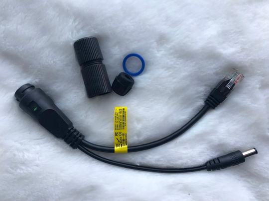 Input DC 24 V Output 12 V POE Adapter Kabel POE Splitter Injector POE Switch Kabel Tape Gescreend Synthesizer separator Combiner